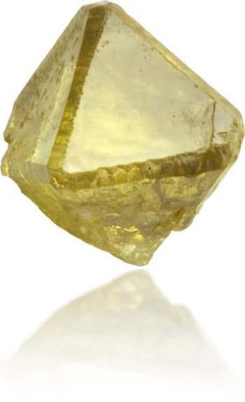 0.99 carat white rough diamond crystal