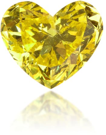 Yellow deals heart diamond