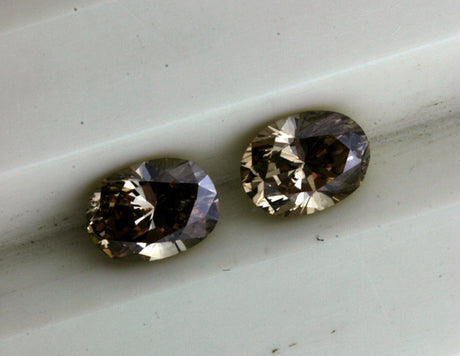 Dark brown diamonds