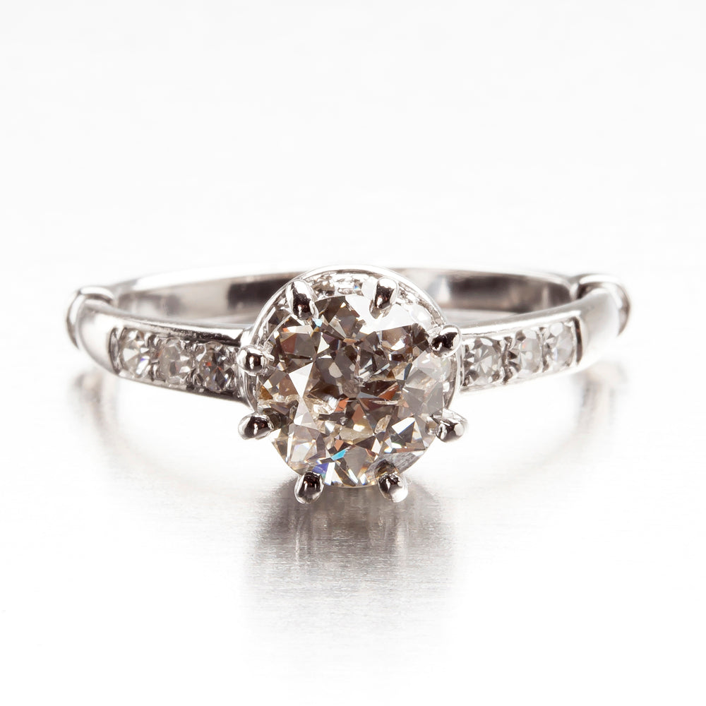 Champagne Diamond Vintage Ring