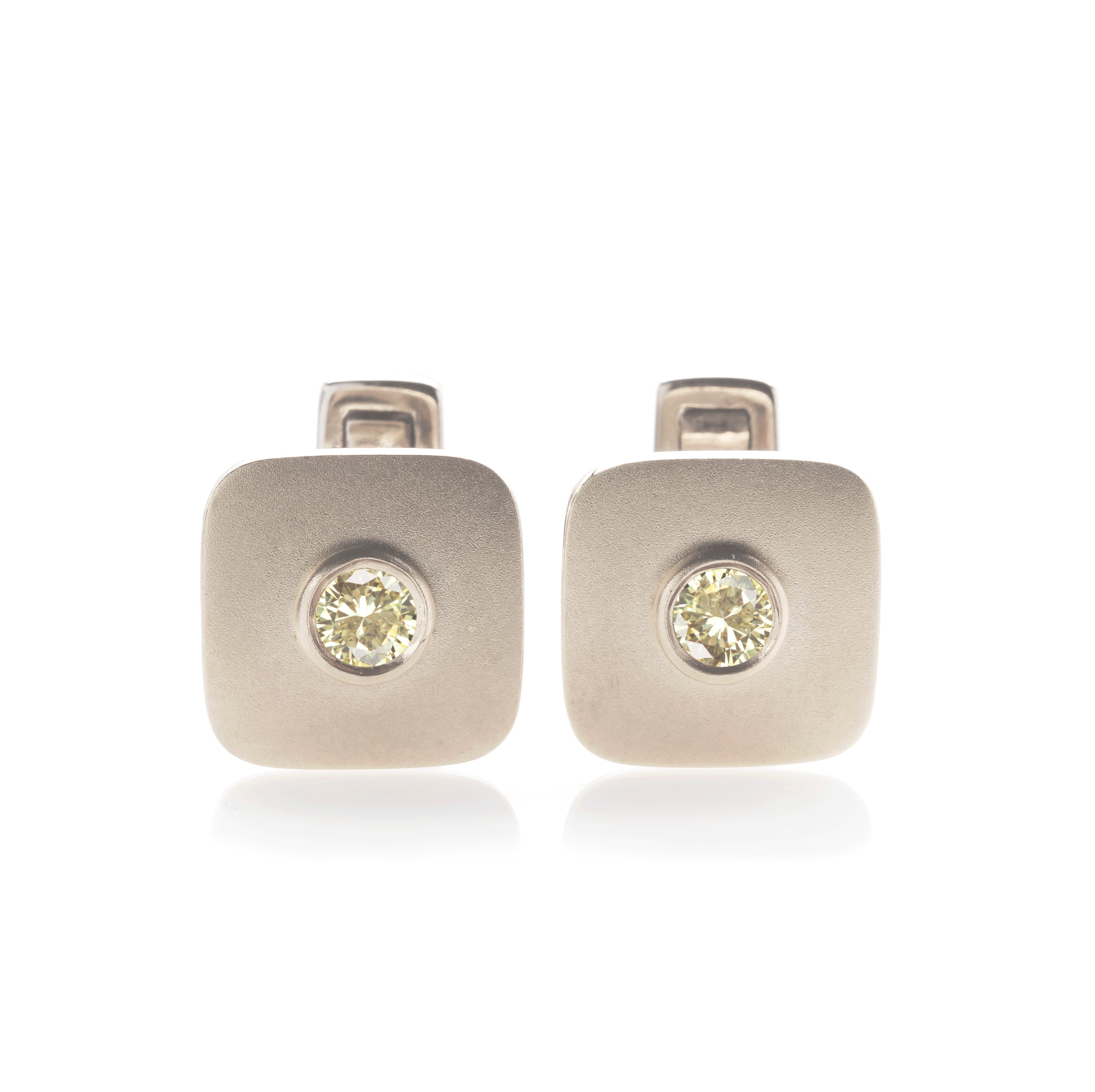 Vanilla Diamonds Cufflinks