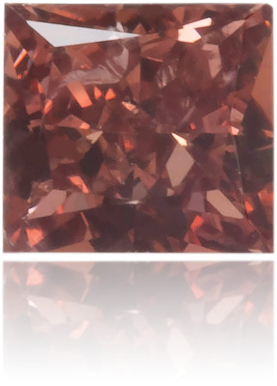 Natural Pink Diamond Square 0.15 ct Polished