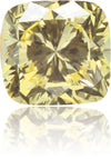 Natural Yellow Diamond Cushion 0.59 ct Polished