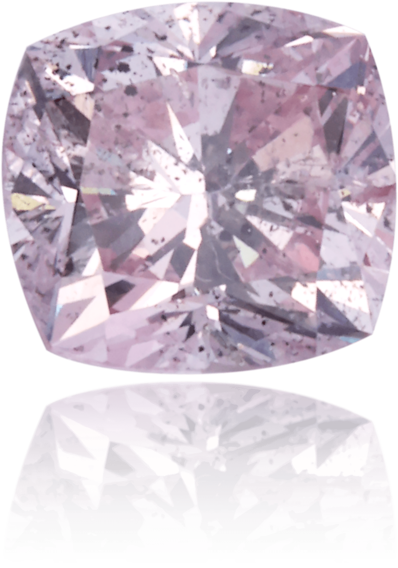 Natural Purple Diamond Cushion 0.36 ct Polished