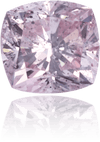 Natural Purple Diamond Cushion 0.36 ct Polished