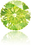 Natural Green Diamond Round 0.17 ct Polished