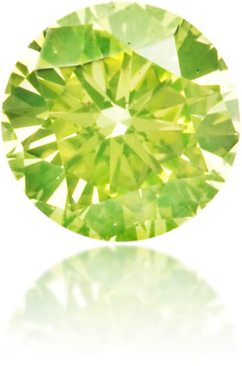 Natural Green Diamond Round 0.17 ct Polished