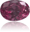 Natural Pink Diamond Oval 0.11 ct Polished