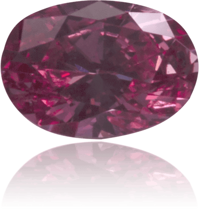 Natural Pink Diamond Oval 0.11 ct Polished