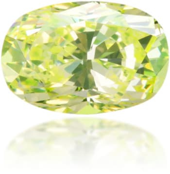 Natural Green Diamond Oval 0.24 ct Polished