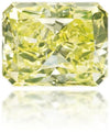 Natural Green Diamond Rectangle 0.84 ct Polished