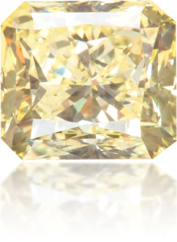 Natural Yellow Diamond Square 0.85 ct Polished