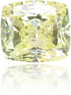 Natural Green Diamond Cushion 0.92 ct Polished