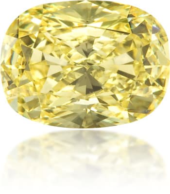 Natural Yellow Diamond Oval 1.02 ct Polished