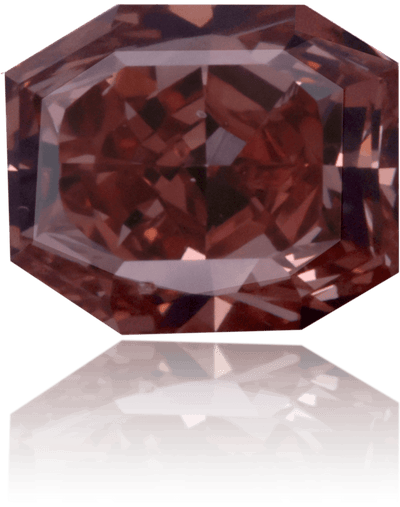 Natural Pink Diamond Octagon 0.91 ct Polished