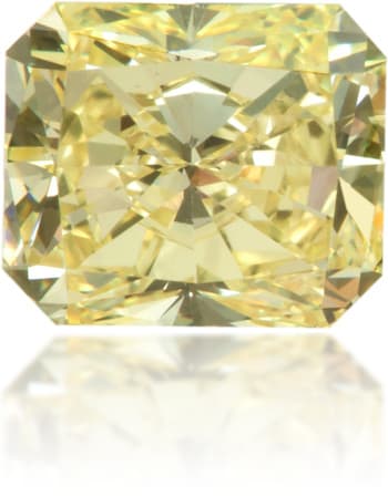 Natural Yellow Diamond Square 1.04 ct Polished