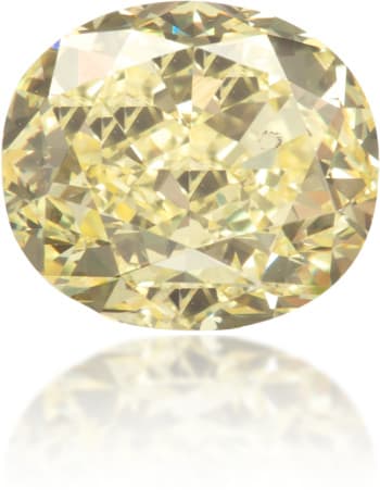 Natural Yellow Diamond Cushion 1.09 ct Polished