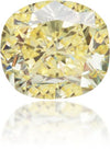 Natural Yellow Diamond Cushion 1.15 ct Polished