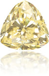 Natural Yellow Diamond Triangle 1.17 ct Polished