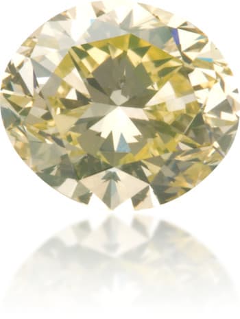 Natural Yellow Diamond Oval 1.24 ct Polished