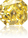 Natural Yellow Diamond Rectangle 1.58 ct Polished