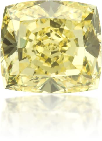 Natural Yellow Diamond Rectangle 1.57 ct Polished