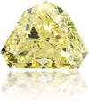 Natural Yellow Diamond Shield 1.78 ct Polished