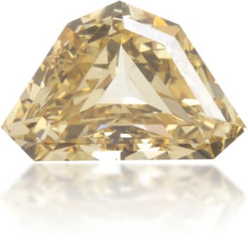 Natural Brown Diamond Heptagon 0.36 ct Polished