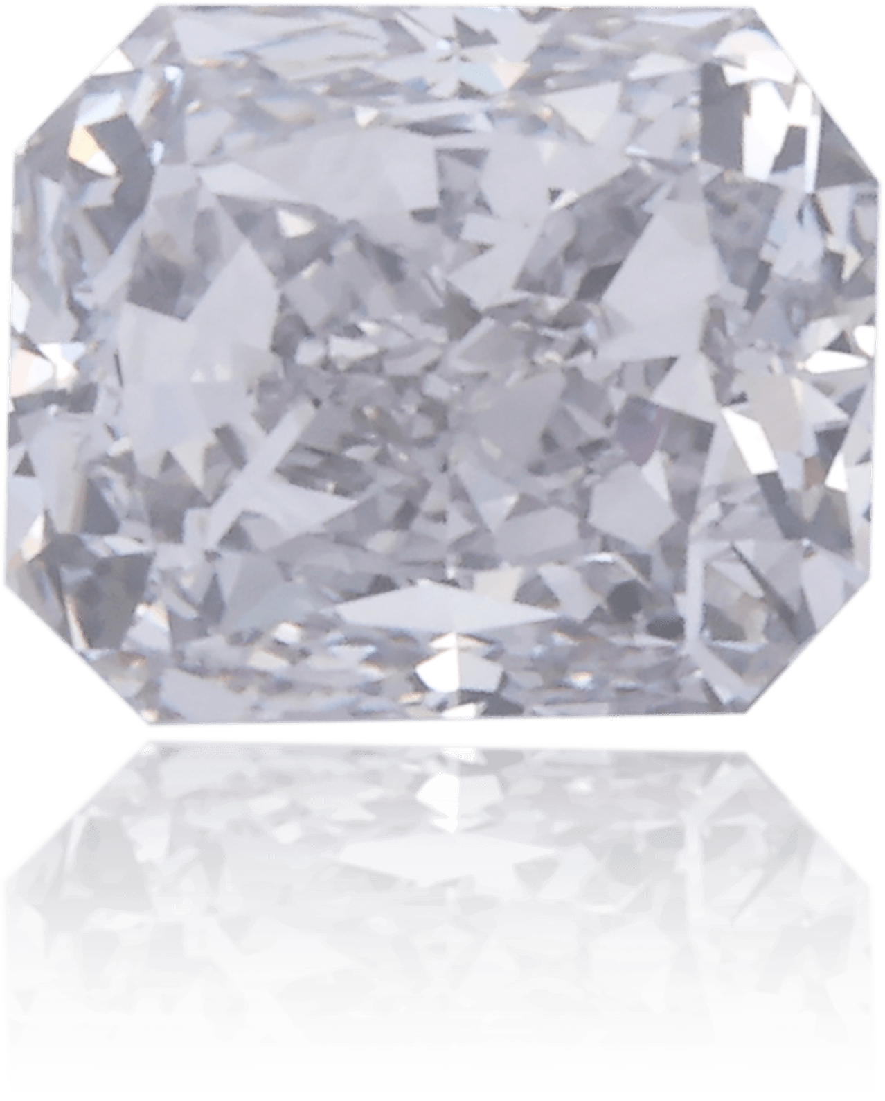 Natural Gray Diamond Rectangle 0.62 ct Polished