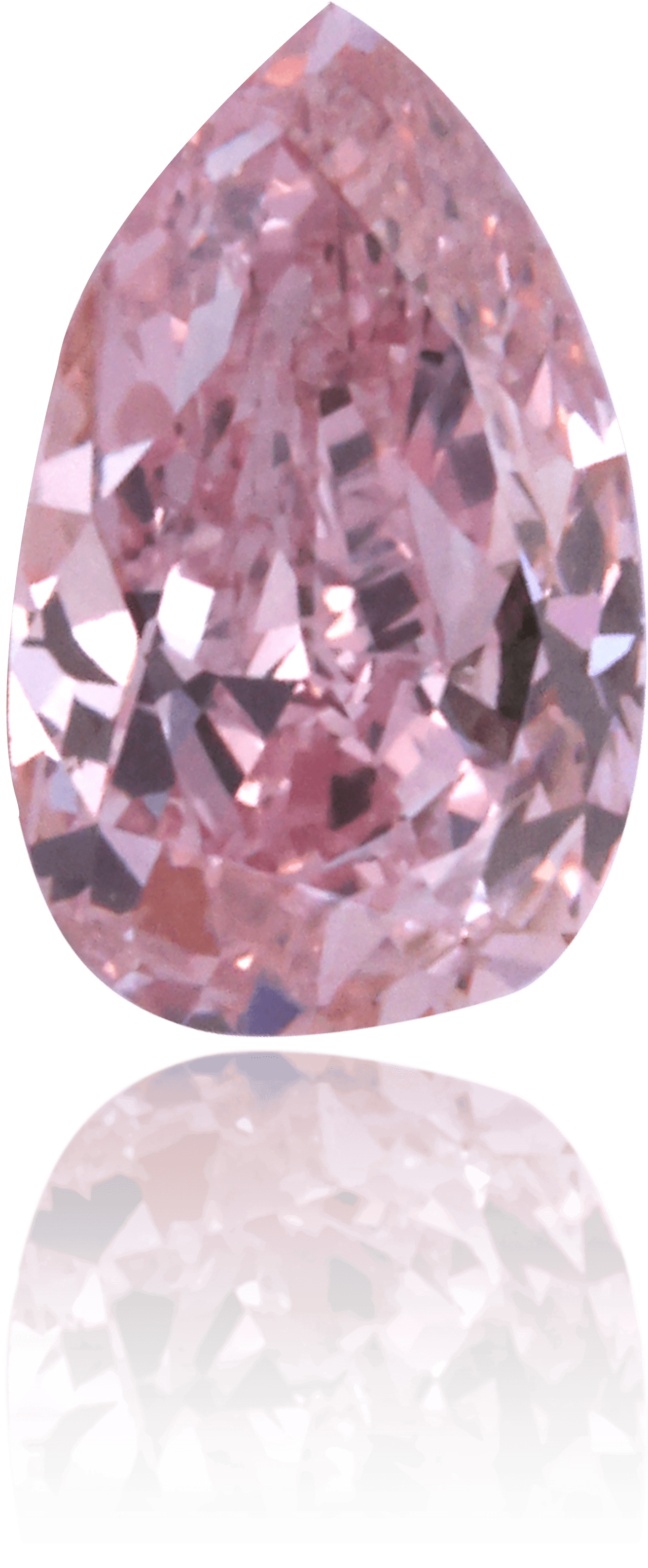 Natural Pink Diamond Pear Shape 0.50 ct Polished