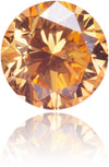 Natural Orange Diamond Round 0.24 ct Polished