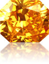 Natural Orange Diamond Square 0.33 ct Polished