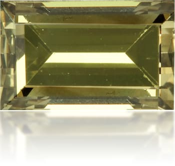 Natural Green Diamond Rectangle 0.47 ct Polished