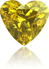 Natural Yellow Diamond Heart Shape 2.15 ct Polished