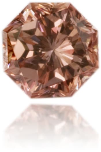 Natural Pink Diamond Octagon 0.18 ct Polished