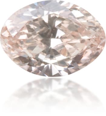 Natural Pink Diamond Oval 0.14 ct Polished