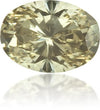 Natural Green Diamond Oval 0.46 ct Polished