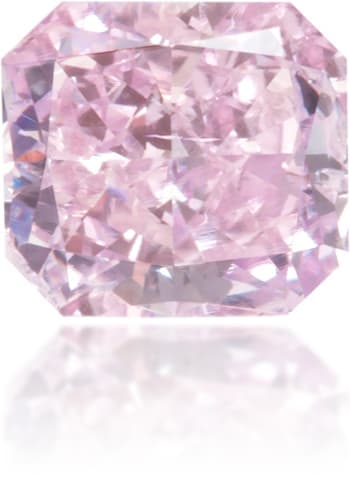 Natural Purple Diamond Square 0.25 ct Polished