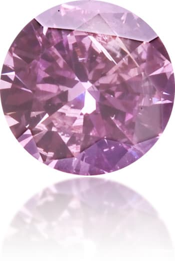 Natural Purple Diamond Round 0.17 ct Polished