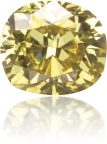 Natural Green Diamond Cushion 0.24 ct Polished