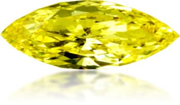 Natural Yellow Diamond Marquise 1.31 ct Polished