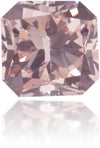 Natural Pink Diamond Square 0.37 ct Polished