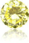 Natural Yellow Diamond Round 0.11 ct Polished