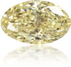 Natural Yellow Diamond Oval 0.43 ct Polished