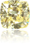 Natural Yellow Diamond Cushion 0.33 ct Polished