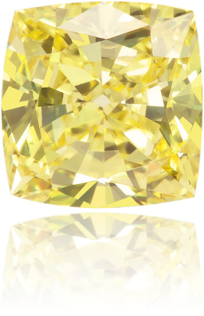 Natural Yellow Diamond Square 0.27 ct Polished