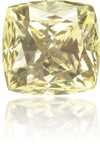 Natural Yellow Diamond Square 0.96 ct Polished