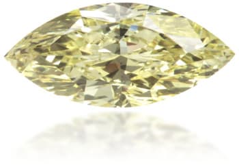 Natural Yellow Diamond Marquise 0.50 ct Polished