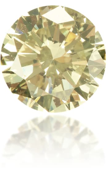 Natural Yellow Diamond Round 0.62 ct Polished