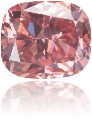 Natural Pink Diamond Cushion 0.53 ct Polished